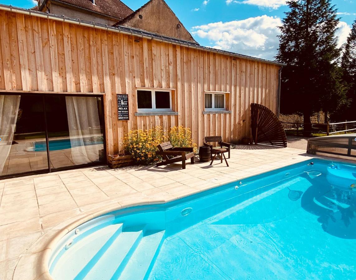 Pool House-L'Hirondelle De Sermizelles- Grand Jardin, Calme Et Nature Aux Portes Du Morvan别墅 外观 照片