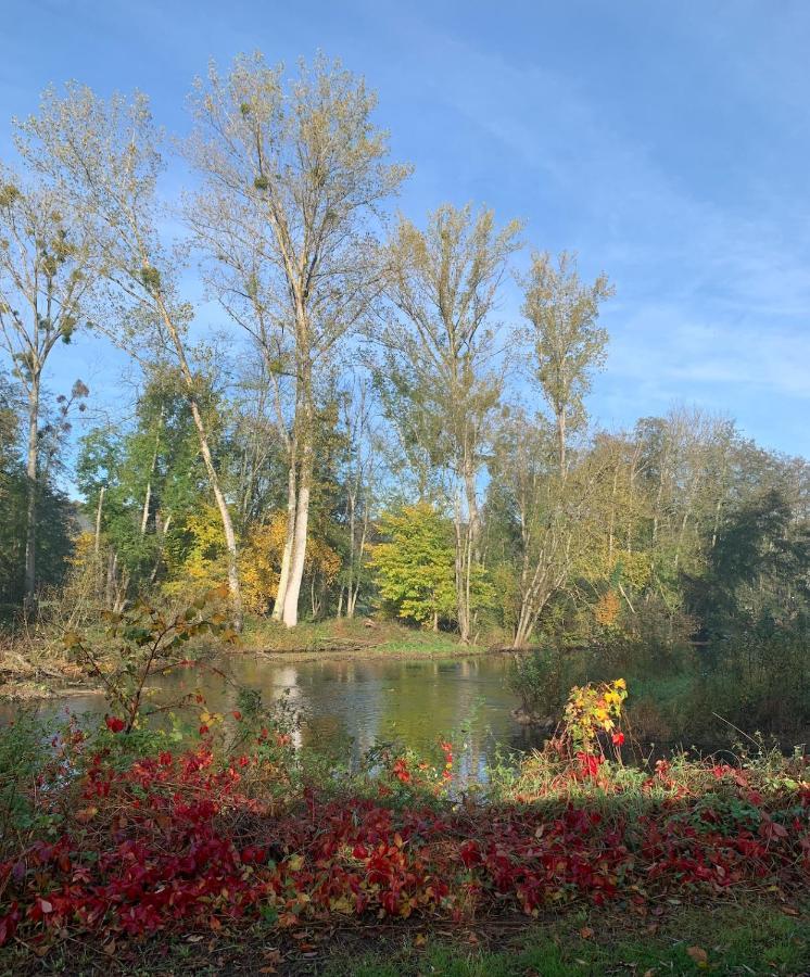 Pool House-L'Hirondelle De Sermizelles- Grand Jardin, Calme Et Nature Aux Portes Du Morvan别墅 外观 照片