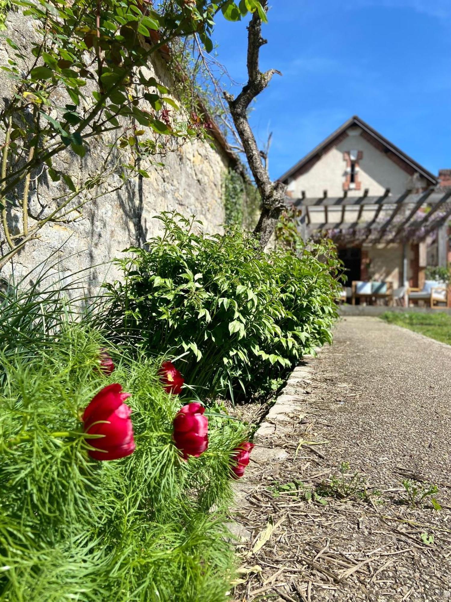 Pool House-L'Hirondelle De Sermizelles- Grand Jardin, Calme Et Nature Aux Portes Du Morvan别墅 外观 照片